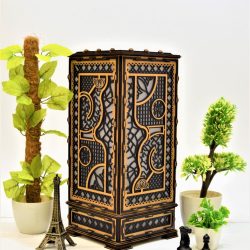 Handcrafted Islamic Geometric Lantern – Vintage Elegance